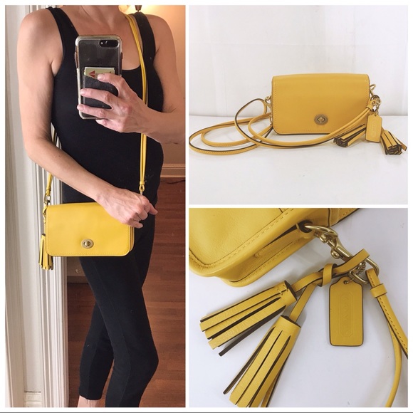 Coach Archival Tassel Penny Flap Convertible Bag - Picture 2 of 14